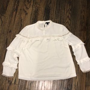 J. Crew ruffle top